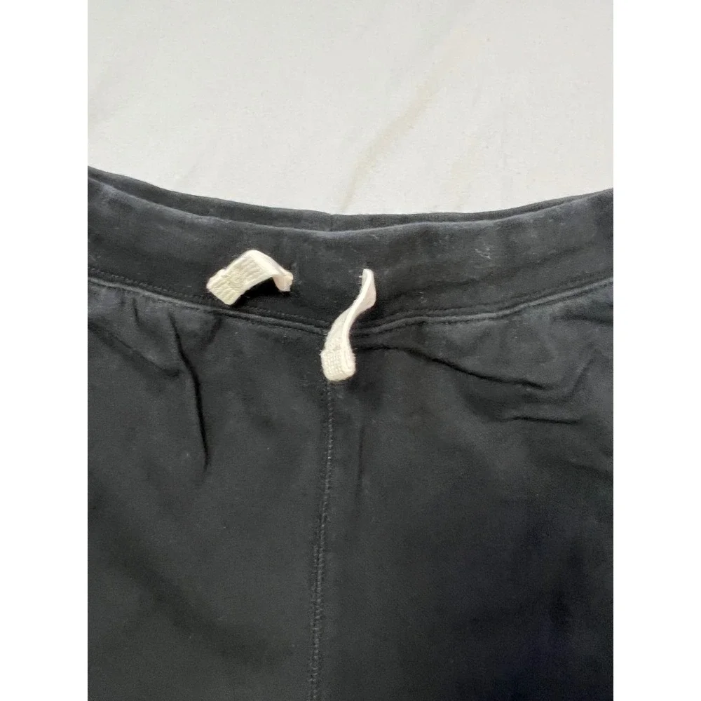 GAP Kids S Black Athletic Shorts Drawstring Logo Comfort Play Everyday Casual J7